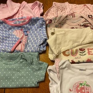 Lot of 12 Month Girl’s Onesies